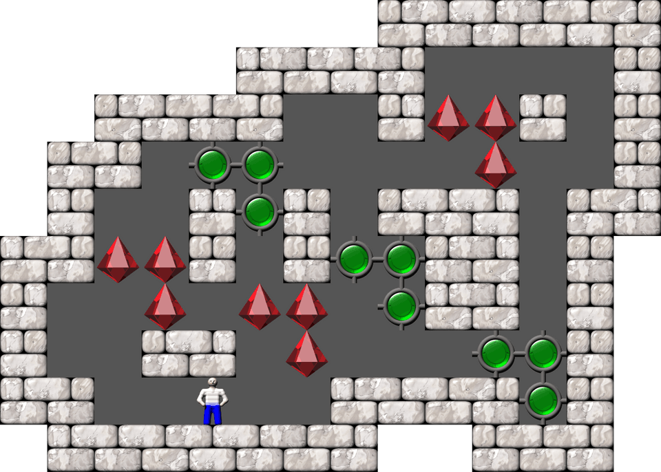 Sokoban Kevin 15 level 77